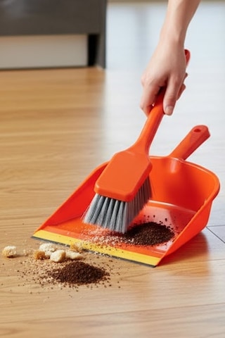 Derin Hazneli Tekli Faraş - Kauçuk Lastik Uçlu, Geniş Kapasiteli Çöp Ve Toz Küreği Faraş Diğer