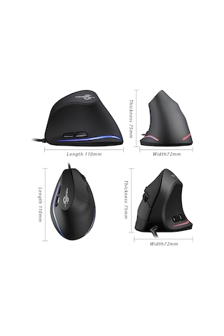 Zelotes T-20 Dikey Oyuncu Mouse