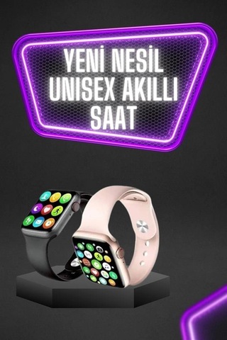 Mey İthalat Dokunmatik Ekran Akıllı Saat Tema Değiştirme Şık Ve Modern Unısex