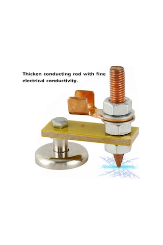 Hangfox Araç Tamir Manyetik Toprak Klemi - Bakır İçerikli, 3kg Tutucu Gücü, Kaymazsız Welding İçin Mıknatıslı Tutucu