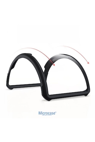 Microcase Poco X8 Pro Max 5g İle Uyumlu Airbag Serisi Darbeye Dayanıklı Korumalı Kılıf - Al3370 Şeffaf - Siyah Renk