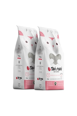 Toi Moi Bebek Pudrası Kokulu Sodyum Bentonit Kedi Kumu 2 x 10 L
