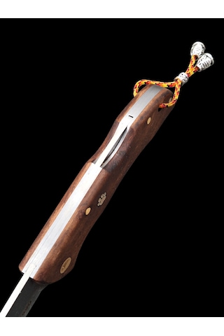 N690 Böhler Çelik Çakı Profesyonel El Yapımı Çakılar Açık Kahverengi