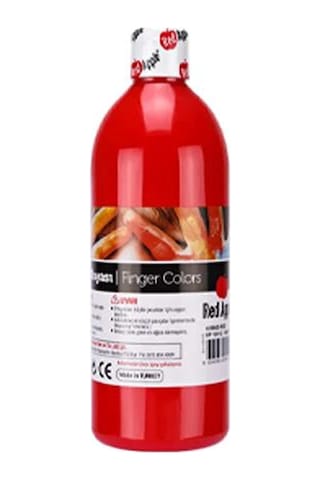 Red Apple Parmak Boya 3x500 Gr 3'lü Parmak Boya Seti Kırmızı-mavi-yeşil Çok Renkli