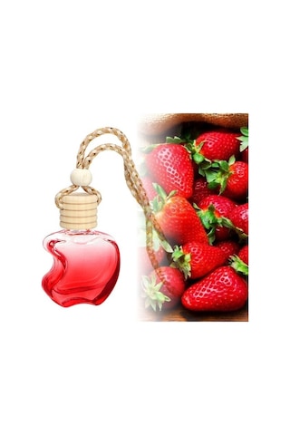 Elizya Fresh Elma Şişe Askılı Araç Kokusu 2 Adet Çilek Kokulu