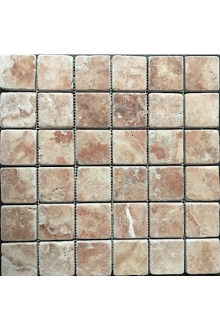 Kale Carena Red Traverten Mozaik Doğaltaş Fileli (60Rrd029)