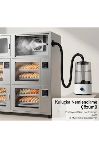Kargo Kuluçka Makinesi Nem Cihazı 4 Litre Ultrasonik Nemlendirici Otomatik Nem Kontrol Sistemi Civciv Çıkım Makines