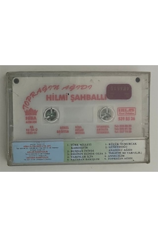 Hilmi Şahballı Toprağın Ağıdı Kaset Jelatininde Sıfır Orjnal Dönem Baskı Kaset
