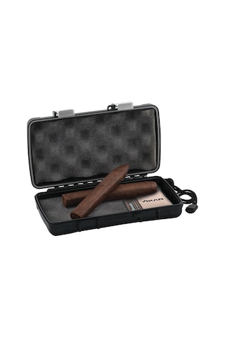 Xikar Travel Humidor 5'li Siyah Puro Seyahat Çantası