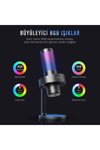Fifine Ampligame A9 Usb Oyuncu Yayıncı Bilgisayar Mikrofonu