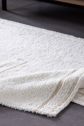 Doquhome Dora Banyo Paspası Krem&vizon 60x100cm Krem