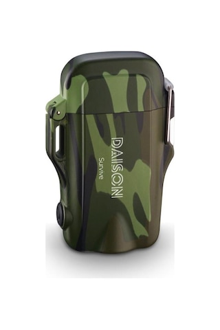 Daison Survive Komando Asker Yeşili Çift Ark Usb Anti-Rüzgar El F