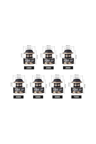 Tenfowee Df Serisi Uzak Mesafe Atış Metal Makaralı Olta Makinesi - 13+1bb Bilyeli Yüksek Performans