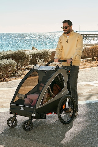 Kinderkraft Nava Walk 2 in 1 Çocuk Bisiklet Römorku ve Bebek Arabası