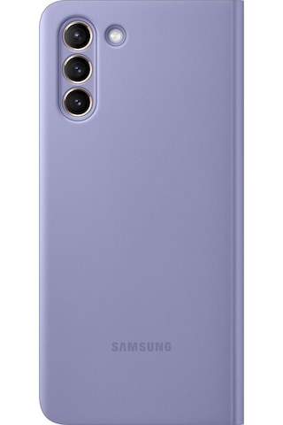 Galaxy S21 Plus İle Uyumlu Smart Clear View Kılıf-mor Ef-zg996cvegtr