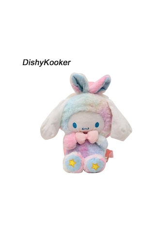 Dishykooker Çocuk Peluş Sırt Çantaları Kawaii Karikatür Anime Dolması Oyuncaklar Peluş Çanta Doğum Günü Hediyeleri Için