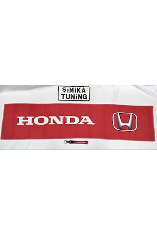 Honda Kırmızı Otomobil Torpido Havlusu Araç Göğüs Halısı Üniversal Yıkanabilir 1.kalite Kalın Kumaş
