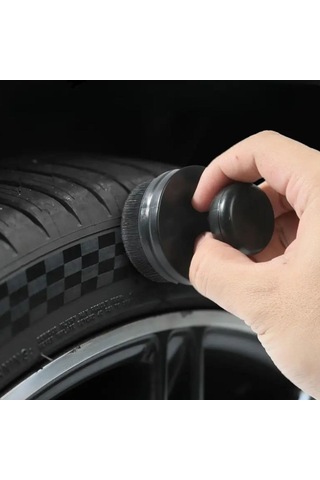 Buffer Sku:smgstk03a2edbb7b Otomobil Temizlik Fırçası, Lastik Ve İç Mekan Detaylı Temizlik İçin Yumuşak Tüylü Fırça, Siyah, 60mm Sku: Smgstk03a2edbb7b