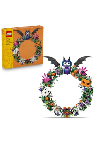 LEGO® Cadılar Bayramı Çelengi 40825 – 12 Yaş ve Üzeri Çocuklar için Renkli ve Dekoratif Ev Modeli Oyuncak Yapım Seti (328 Parça)