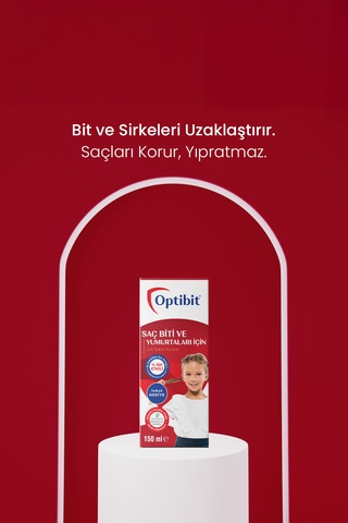 Optibit 150 Ml Bit Şampuanı Metal Tarak Hediyeli