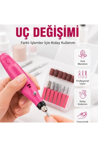 12v Çok Fonksiyonlu Tırnak Bakım Cihazı Yeni Nesil