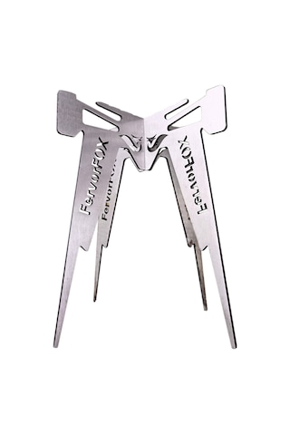 Tenfowee Kamp Feneri Altlığı - Paslanmaz Çelik - 17.3x20cm - 350g - Çadır Tencere Desteği