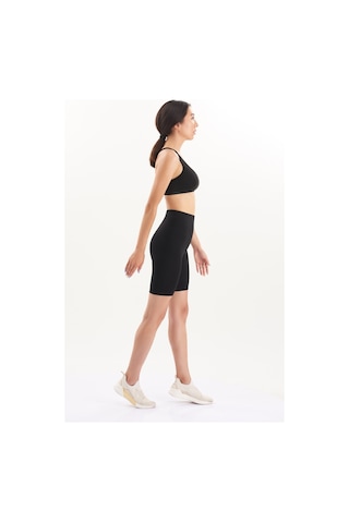 Josejuan Kadın Biker Tayt Kısa Pamuk Likralı 7003 Siyah