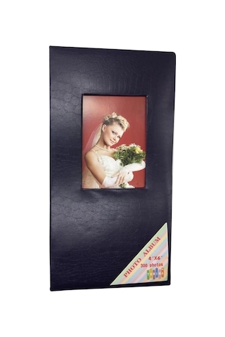 Torima Fotoğraf Albümü 300'lük 4x6 10x15 Albüm Lacivert Kareler Anıları Sakla Fotograflik