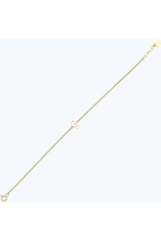 Altınbaş Altın G Harfi Bileklik Gblıntgk01-25295 Sarı Altın