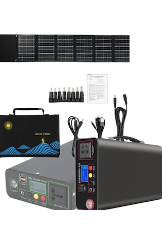 Enerjitem 50w Güneşten Şarj+300w Sessiz Jeneratör,100.000mah