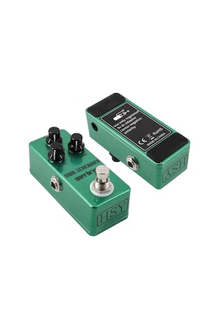 Geeksen Gitar Overdrive Pedalı Elektrik Gitar Efekt Pedalı True Bypass Çinko Alaşımlı Kabuk Dc 9v 6.35mm Gir Yeşil