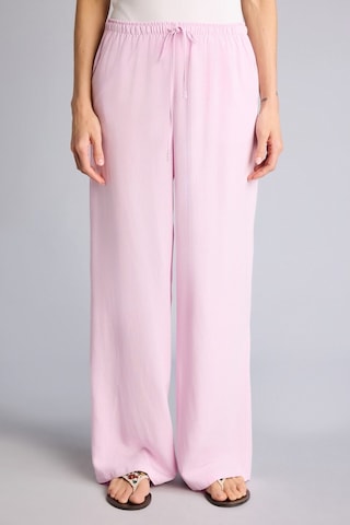 Defacto Wıde Leg Yüksek Bel Keten Karışımlı Pantolon F5024ax26smpn597 Pembe-pn597