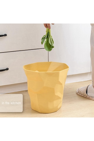 Suntek Magideal İskandinav Tarzı Pp Çöp Kutusu Atık Sarı-küçük Sarı