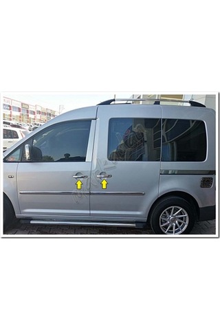 Woc Chrome Vw Caddy Krom Kapı Kolu 2004-2014 4 Kapı Paslanmaz  Çel