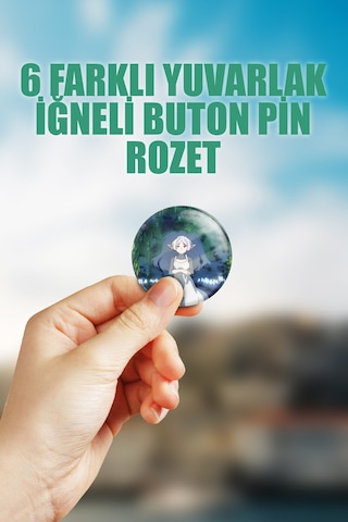 Sousou No Frieren Frieren: Beyond Journey's End Çanta Süsü Rozet İğneli Buton Rozet Seti 6 Adet Çok Renkli