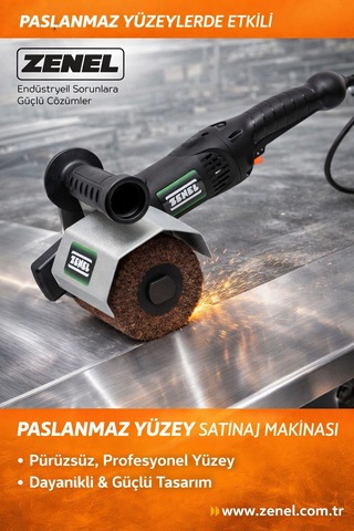 Zenel SAT-1301E Satina Zımpara Makinesi