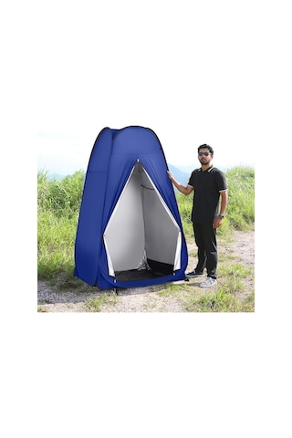 Kamp Alanı Duş Giyinme Wc Çadırı Fotoğrafcı Prova Kabini 190x120x120 Siyah