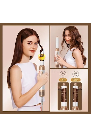 Cbtx 7 In 1 Çok Fonksiyonlu Fırçasız Saç Şekillendirme Seti Wt Altın