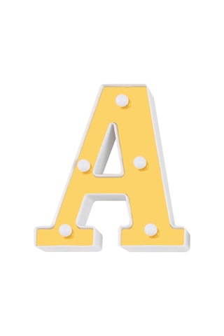 Monyee Altın Renkli Led Harf Işığı - Ev, Parti, Doğum Günü Ve Nikah Töreni Dekorasyon Aracı Pil Dahil Değil Diğer