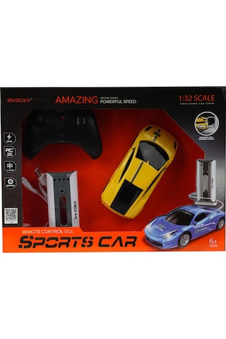 Uzaktan Kumandalı Sports Car Sarı Çok Renkli