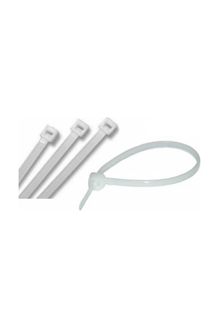 370 3.6Mm - Beyaz- 40Cm Kablo Bağı - 100 Adet