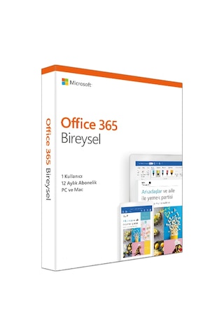 Microsoft Office 365 Bireysel Türkçe Ofis Yazılımı