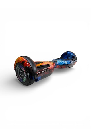 Elektrikli Kaykay Hoverboard Bluetooth Hoparlörlü 6.5 Inch Otomatik Akıllı Denge RS-S5 -Bicolor Flame GrafitiElektrikli Kaykay Hoverboard Bluetooth Hoparlörlü 6.5 Inch Otomatik Akıllı Denge RS-S5 -Bicolor Flame Grafiti