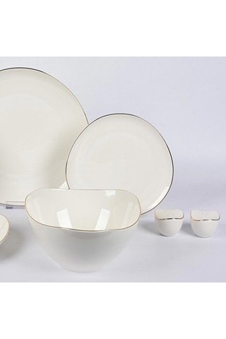 Vitale New Bone 30 Parça Yemek Takımı Beyaz