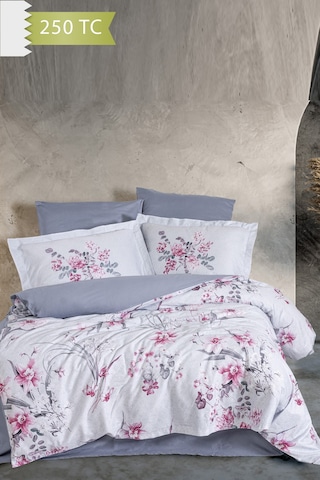 Varol 250 Tc Bambu Karışımlı Pamuk Saten Nevresim Takımı Family Size - Grande Çok Renkli