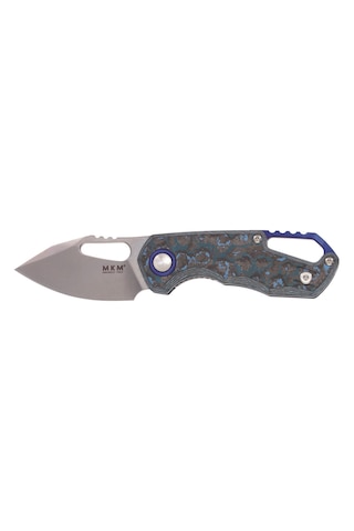 Mkm Isonzo M390 Clip Point Arctic Storm Kamp Çakı Çok Renkli
