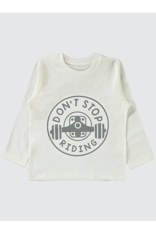 Civil Boys Erkek Çocuk 3'lü Eşofman Takımı 6-9 Yaş Gri Gri