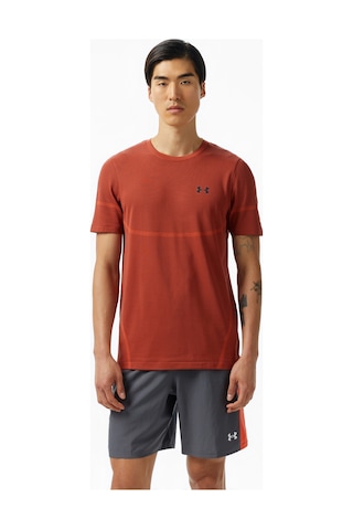 Under Armour Vanish Elite Seamless Erkek Turuncu Koşu T-shirtü 1376781 Turuncu
