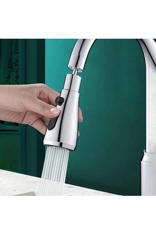 Konik Musluk Ucu - Musluk Başlığı 3 Fonksiyonlu Ktx-3289