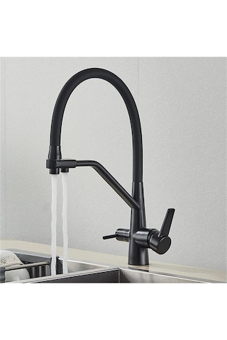 Boheme Siyah Arıtmalı Eviye Bataryası Siyah